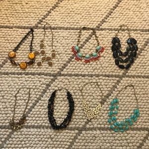 statement necklace bundle of 8